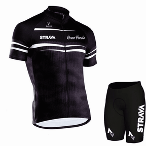 Conjunto Ciclismo Strava Pro Camisa + Bermuda