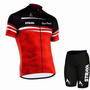 Conjunto Ciclismo Strava Pro Camisa + Bermuda