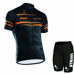 Conjunto Ciclismo Strava Pro Camisa + Bermuda