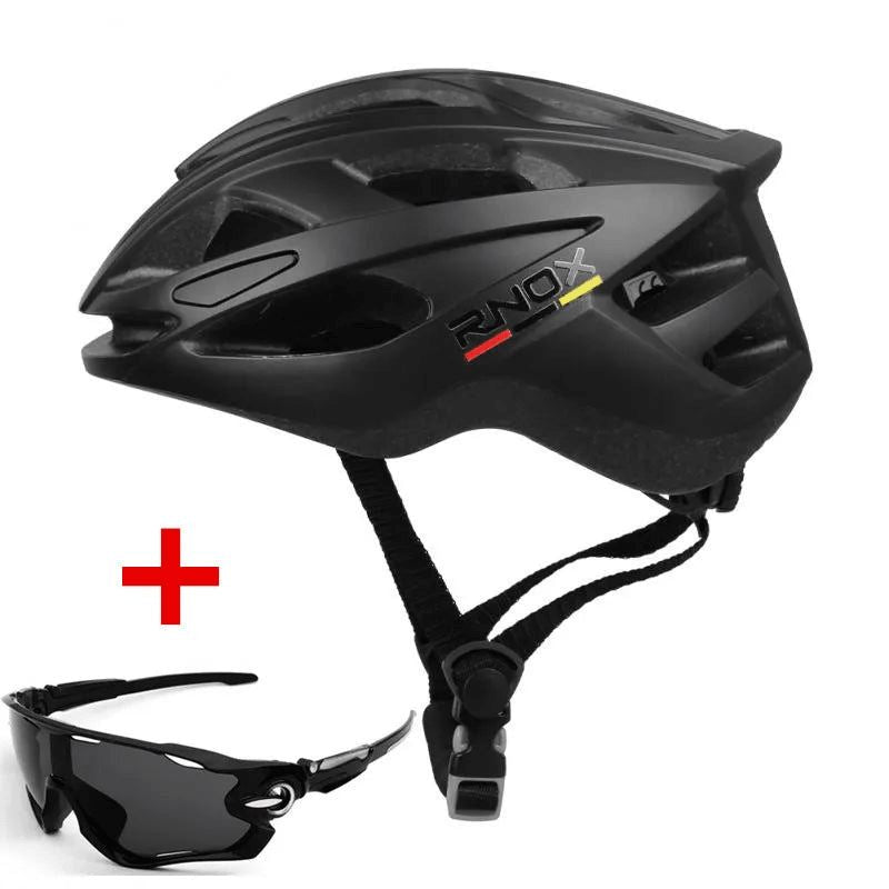 Capacete Ciclismo Rnox + Brinde Óculos de Ciclismo